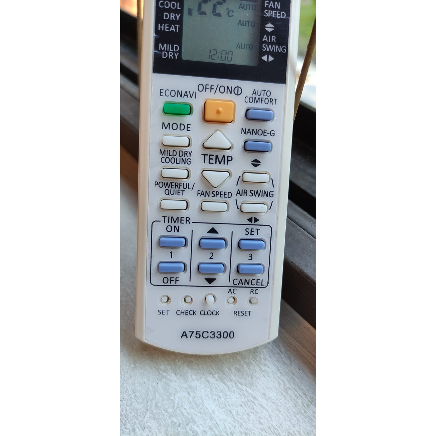for Panasonic Aircon Remote Control A75C3708 A75C3758 New
