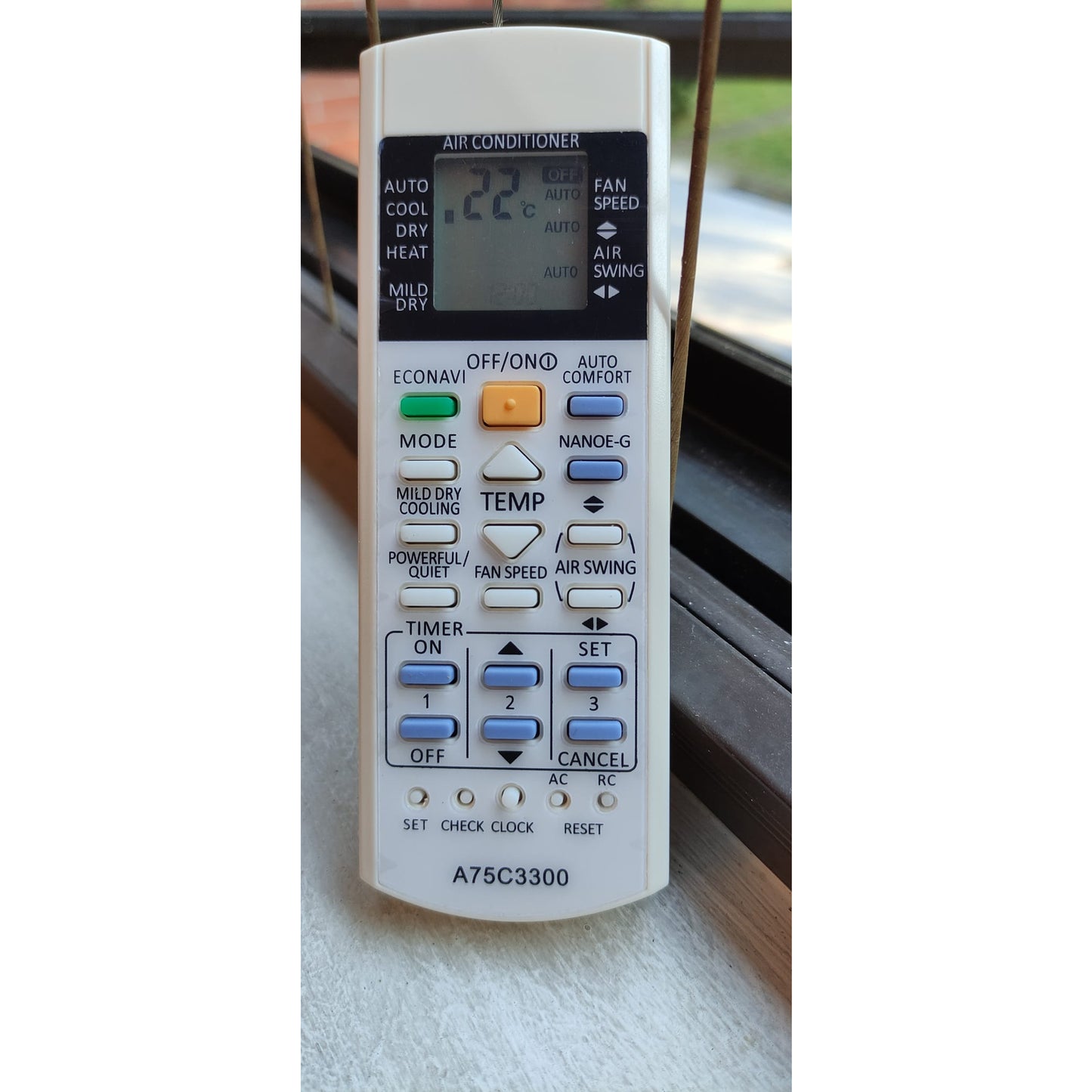 for Panasonic Aircon Remote Control A75C3708 A75C3758 New