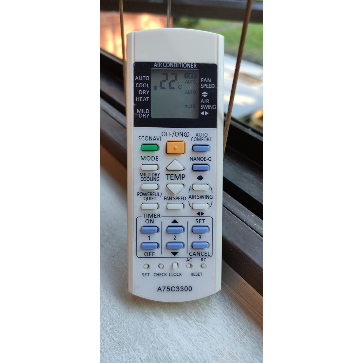 for Panasonic Aircon Remote Control  A75C3708   A75C3758 New